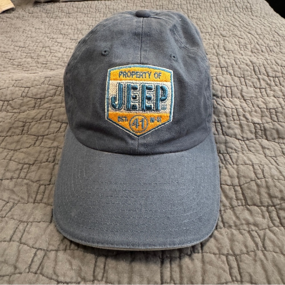 Jeep Blue Cap with Yellow Patch